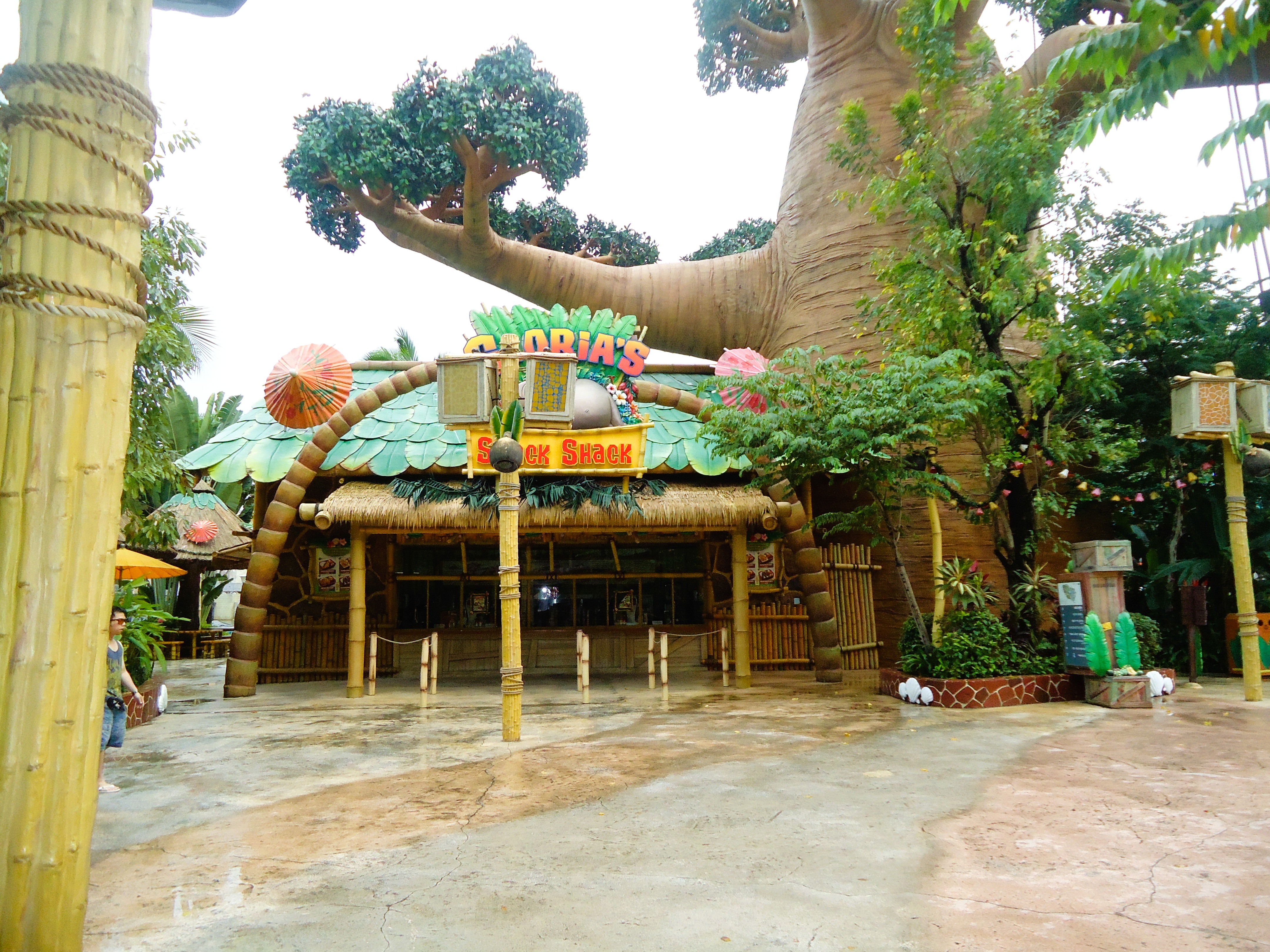 Madagascar themed area at Universal Studios